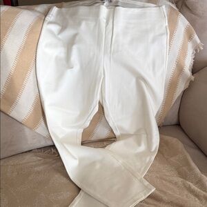 Classic Ladies's White Stretch Pants